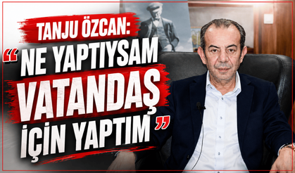 Tanju Özcan: “Ne yaptıysam vatandaşın huzur ve güvenliği için”