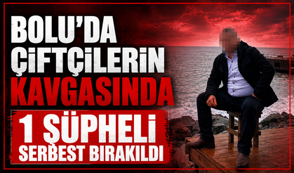 Bolu'da çiftçilerin sulama kavgasında 1 şüpheliye adli kontrol