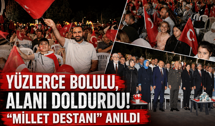 Bolu’da, 15 Temmuz’un 10’uncu yılında, anma programı düzenlendi