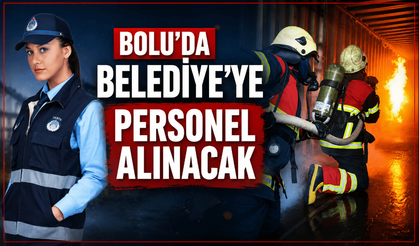 Bolu'da, belediyeye personel alınacak!