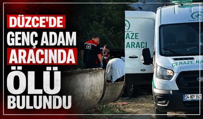 Düzce’de genç adam aracında ölü bulundu