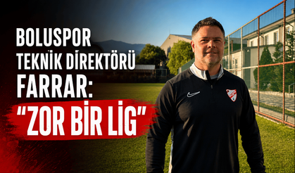 Boluspor Teknik Direktörü Farrar: "Lig gerçekten çok zor"