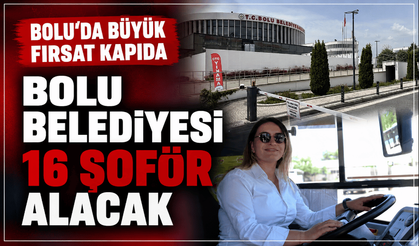 Kamuya 16 şoför alımı için süreç sürüyor