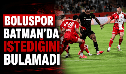 1.lig: Batman Petrolspor: 2 Boluspor: 0