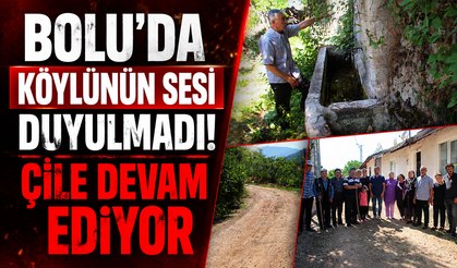 Göynük'ün Çapar Köyü’nde yolsuz, susuz, kanalizasyonsuz yaşam: Köylüler yardım bekliyor