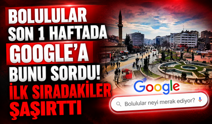 Bolu’da herkes bunu merak etti! Google’da son 1 haftanın aramaları belli oldu
