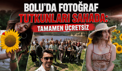Bolu’da fotoğraf tutkunları sahada!