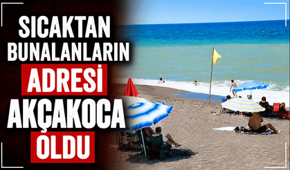 Sıcaktan bunalanların adresi Akçakoca oldu