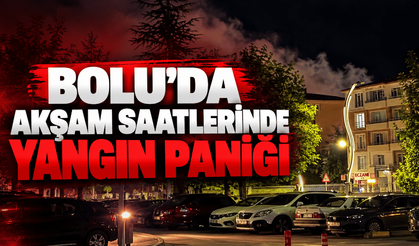 Akşam saatlerinde korkutan yangın! alevler çatıyı sardı