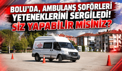 Bolu’da ambulans şoförleri ileri sürüş eğitimi aldı