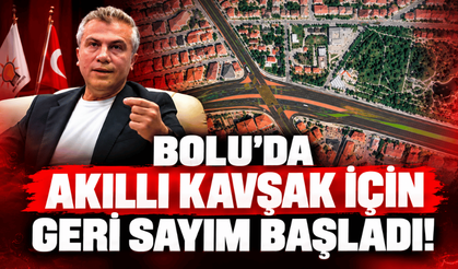 Bolu’da akıllı kavşak projesinde sona doğru
