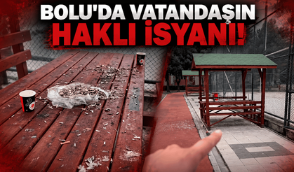 Bolu'da vatandaşın haklı isyanı!