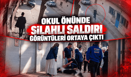 Okul önünde silahlı saldırı görüntüleri ortaya çıktı