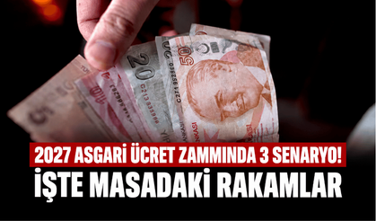 2027 asgari ücret zammında 3 senaryo! İşte masadaki rakamlar