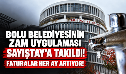 Bolu Belediyesinin "her ay zam" uygulaması Sayıştay'a takıldı