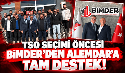 Bolu’da TSO seçimine günler kala BİMDER’den Alemdar’a tam destek
