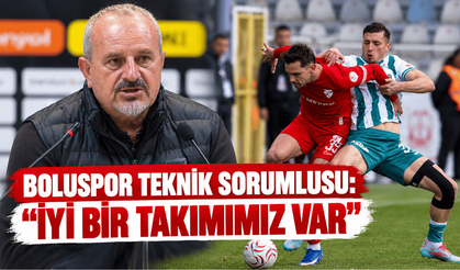 Boluspor Teknik Sorumlusu: “İyi bir takımımız var”