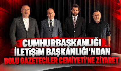 Cumhurbaşkanlığı İletişim Başkanlığı’ndan Bolu Gazeteciler Cemiyeti’ne ziyaret