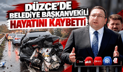 Düzce’de feci kaza, Belediye Başkanvekili hayatını kaybetti