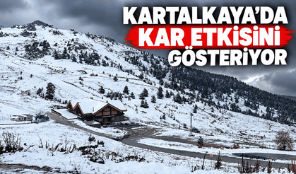 Kartalkaya’da kar yağışı aralıklarla etkisini sürdürüyor