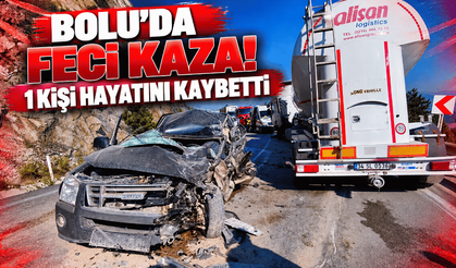 Tır ile pikap çarpıştı: 1 ölü, 2 yaralı