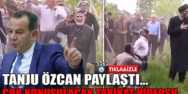 TANJU ÖZCAN PAYLAŞTI... ÇOK KONUŞULACAK TARİKAT VİDEOSU