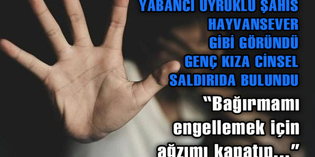 YABANCI UYRUKLU ŞAHSA, CİNSEL SALDIRI TEŞEBBÜSÜYLE 10 YIL HAPİS CEZASI ALDI