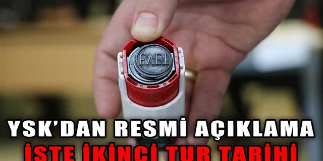 YSK: CUMHURBAŞKANI SEÇİMİ'NDE İKİNCİ TURA GİDİLECEK