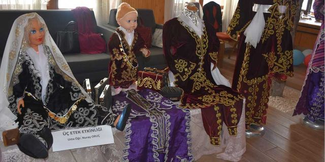Tosya'da Halk Eğitimi Merkezi Kursiyerleri El Sanatları Ürünleri İle Göz Doldurdu