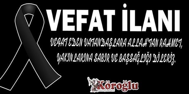 Vefat Edenler (23.05.2017)