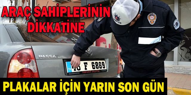  Araç plakalarında yeni dönem başlıyor