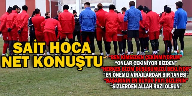 SAİT HOCADAN DUYGUSAL KONUŞMA
