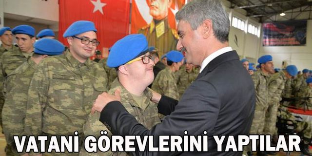 ASKER OLMANIN HEYECANINI YAŞADILAR