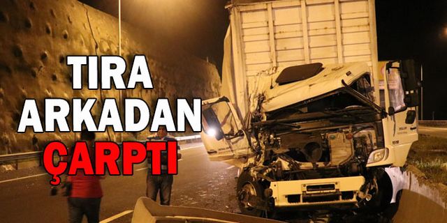 Bolu’da, trafik kazası: 1 yaralı