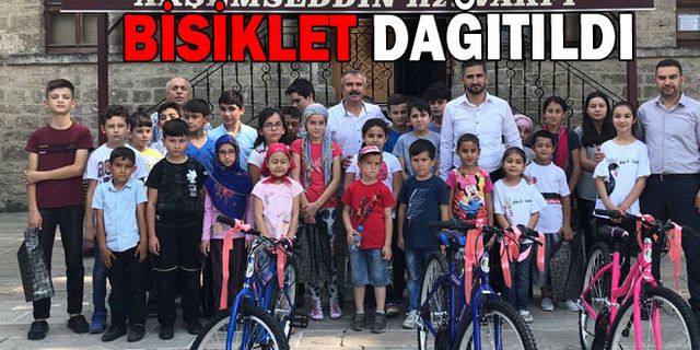 BAŞKANDAN ÇOCUKLARA BİSİKLET