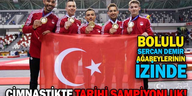 ARTİSTİK CİMNASTİK ERKEK MİLLİ TAKIMI'NDAN ALTIN MADALYA!