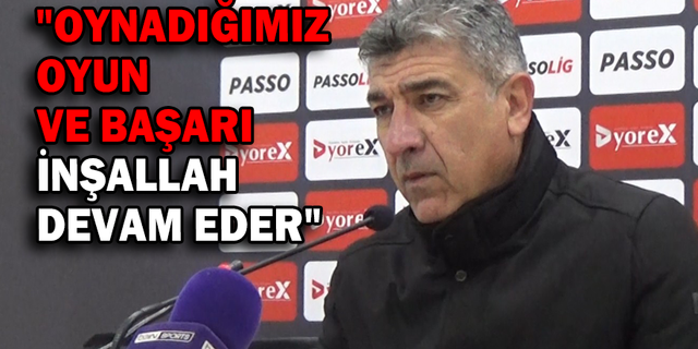 DYOREX BOLUSPOR-SAKARYASPOR MAÇININ ARDINDAN