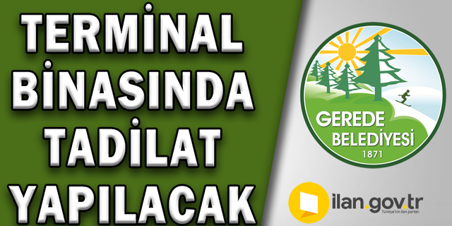 TERMİNAL BİNASINDA TADİLAT YAPILACAK