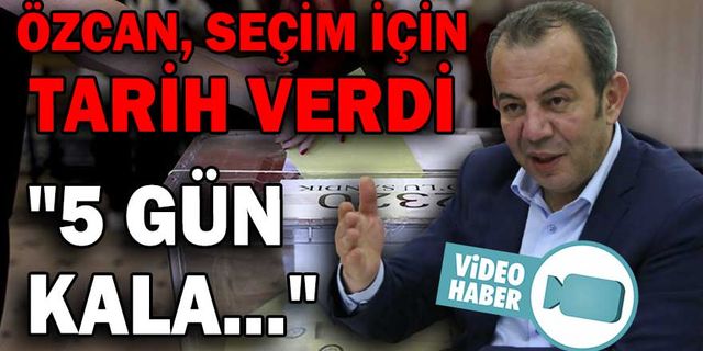 BELEDİYE BAŞKANI ÖZCAN, SEÇİM TARİHİ VERDİ