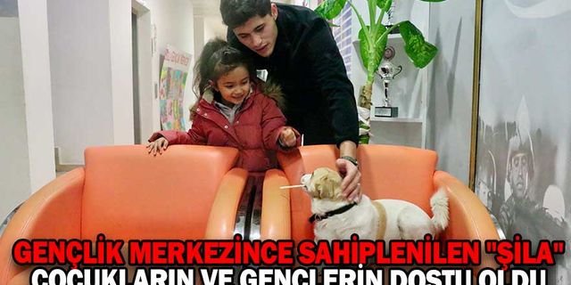 GENÇLİK MERKEZİNCE SAHİPLENİLEN "ŞİLA", ÇOCUKLARIN VE GENÇLERİN DOSTU OLDU