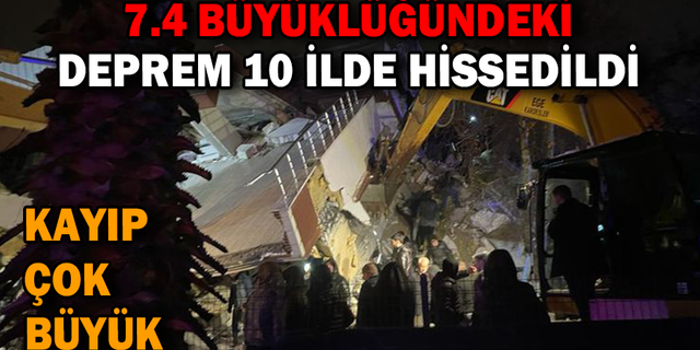 KAHRAMANMARAŞ'TA 7,4 VE GAZİANTEP'TE 6,5 İLE 6,4 BÜYÜKLÜĞÜNDE DEPREM