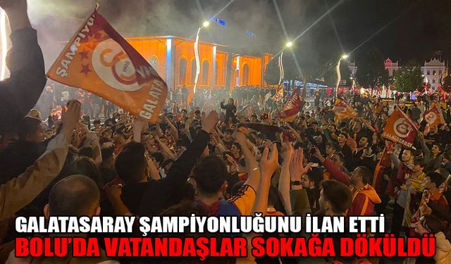 GALATASARAY ŞAMPİYONLUĞUNU İLAN ETTİ