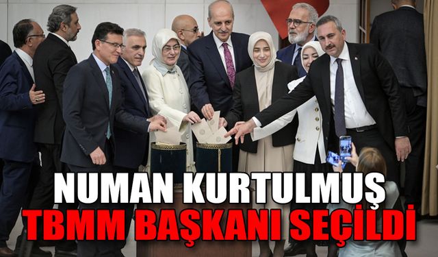 NUMAN KURTULMUŞ TBMM BAŞKANI SEÇİLDİ