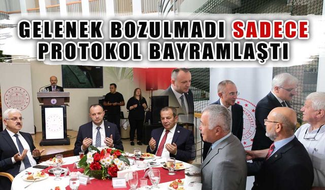 BOLU VALİLİĞİ EV SAHİPLİĞİNDE BAYRAMLAŞMA TÖRENİ DÜZENLENDİ