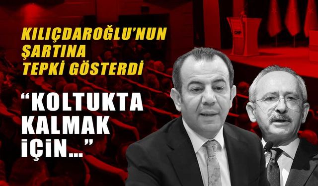 KILIÇDAROĞLU’NUN ŞARTINA TEPKİ GÖSTERDİ: "KOLTUKTA KALMAK İÇİN..."