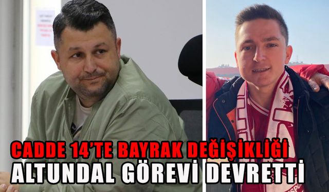 Cadde 14’te görev değişikliği yeni başkan belli oldu