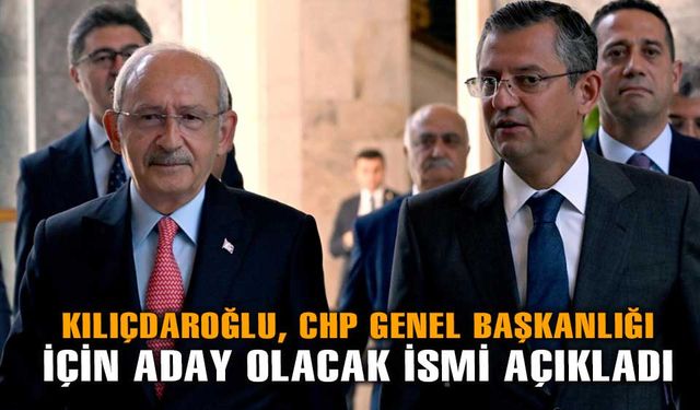 CHP Genel Başkanı Kemal Kılıçdaroğlu: "Yarın Özgür bey adaylığını ilan edecek"
