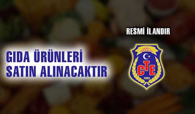 GIDA ÜRÜNLERİ SATIN ALINACAKTIR
