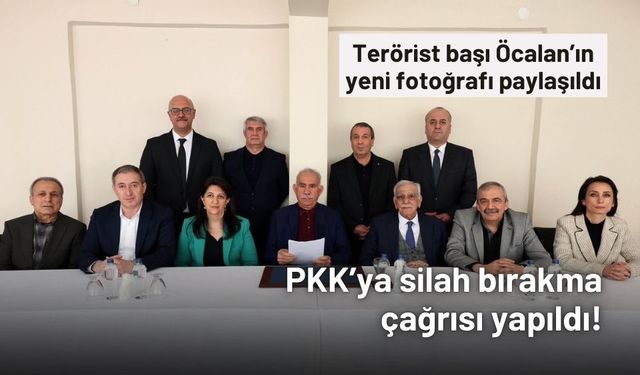 PKK’ya silah bırakma çağrısı yapıldı
