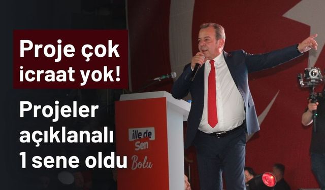 Tanju Özcan’ın, seçim vaatlerini açıklamasının üstünden 1 yıl geçti